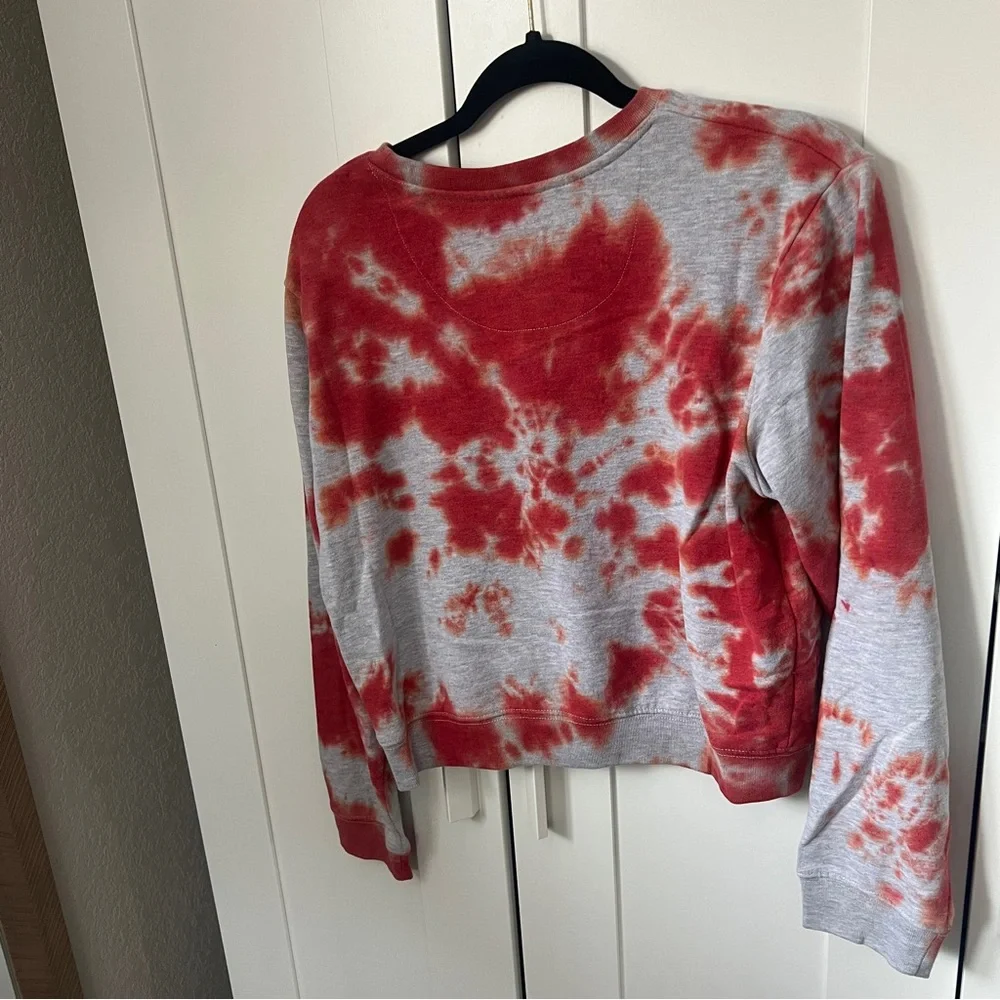 NFL Buffalo Bills Tie Dye Cropped Sweatshirt, Sz Women’s M - Picture 5 of 6